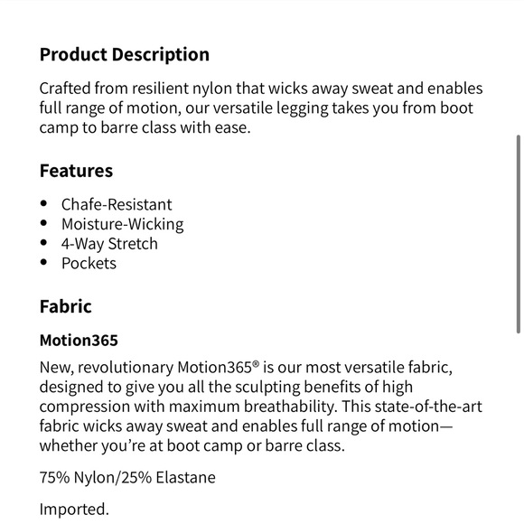 COPY - Fabletics anywhere high waisted 7/8 leggings size XXSMALL - Picture 9 of 9